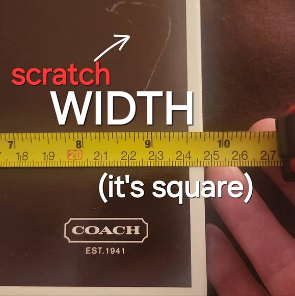 Large Vintage COACH Dust Bag & Two Medium Square Vintage COACH Boxes - Picture 4 of 12